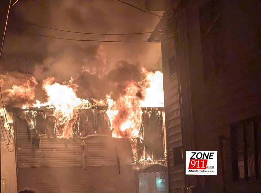 DERNIÈRE HEURE Incendie majeur à Montmagny